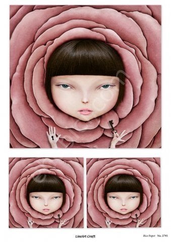 Lineart Pirinç Dekopaj Kağıdı Model - 2795