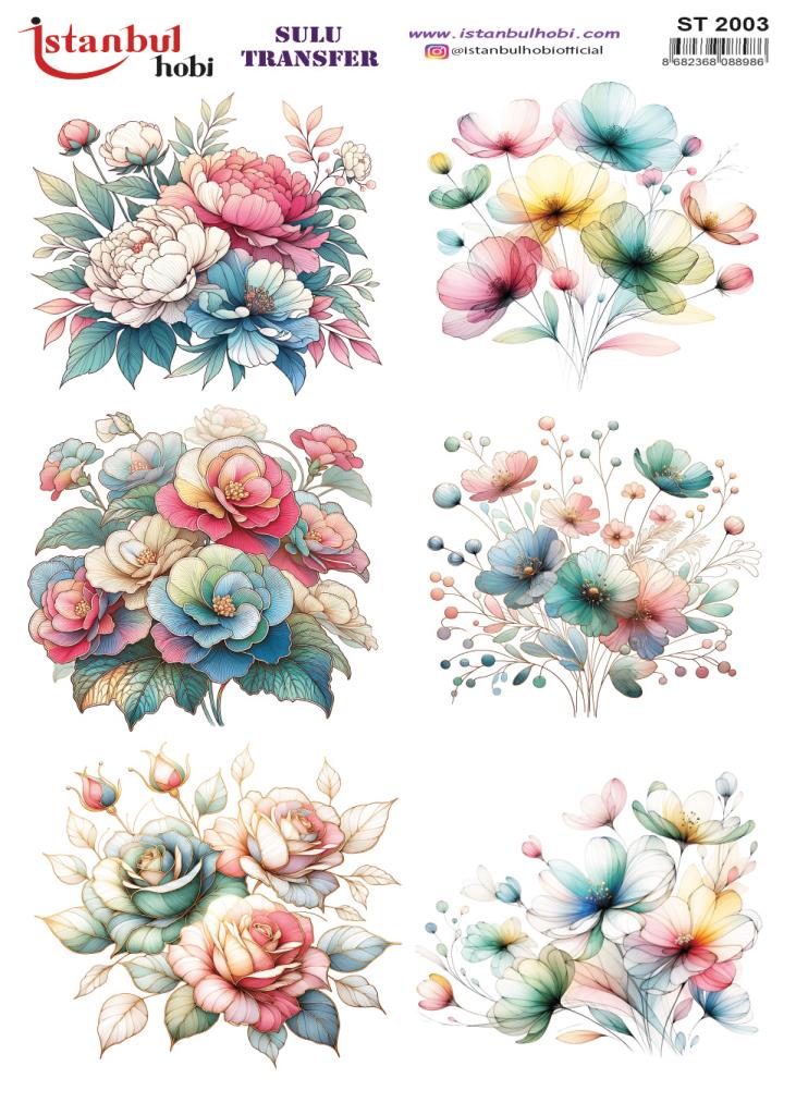 Sulu Transfer Kağıdı 25x35cm ST-2003