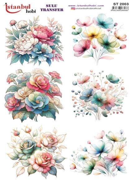 Sulu Transfer Kağıdı 25x35cm ST-2003