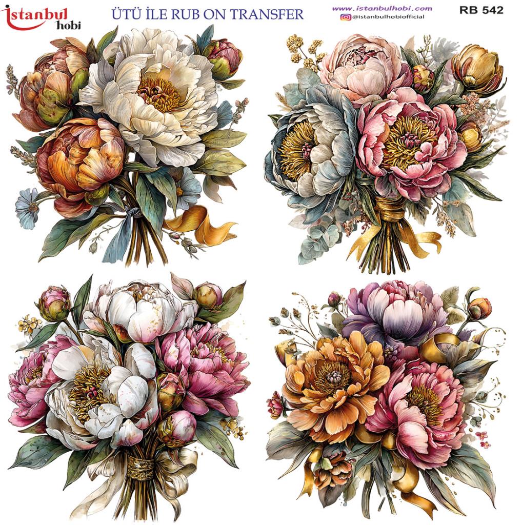 Ütü ile Rub On Transfer Kağıdı 30x30cm RB-542