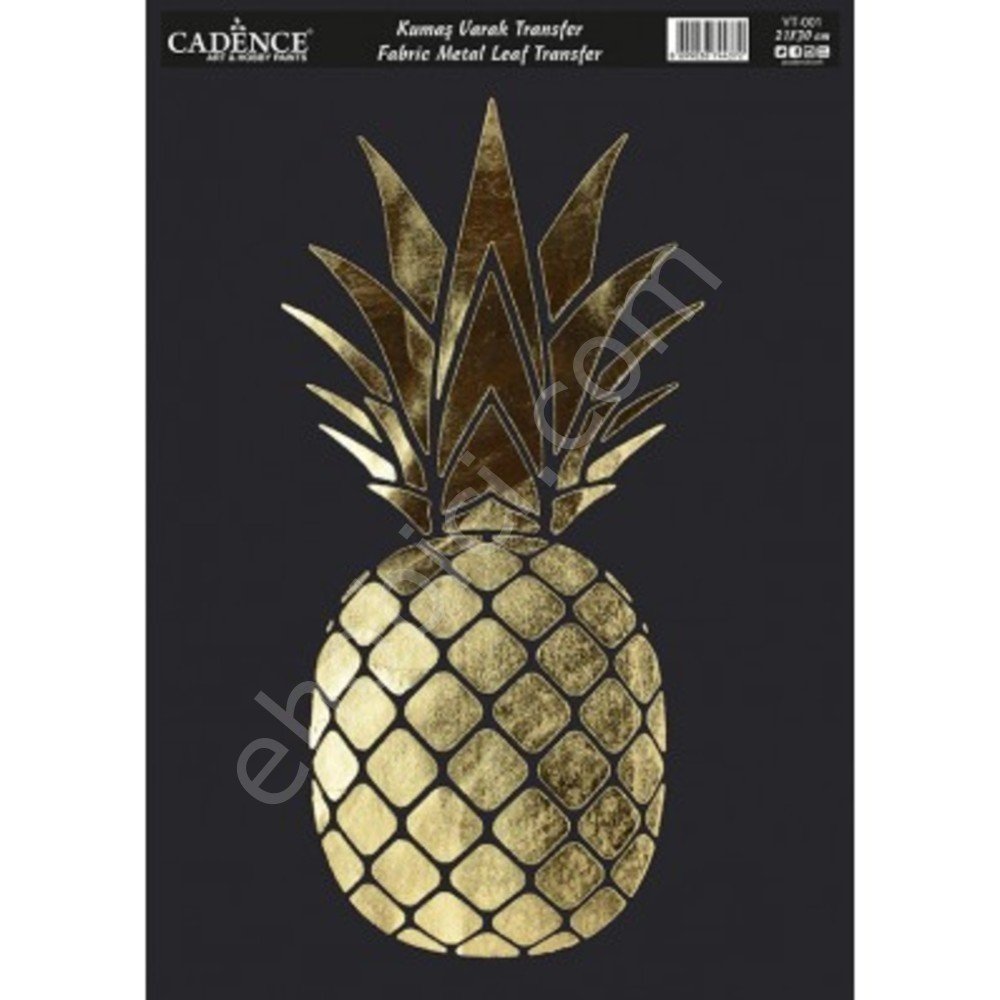 VT-01  Cadence Kumaş Varak Transfer 21x30cm