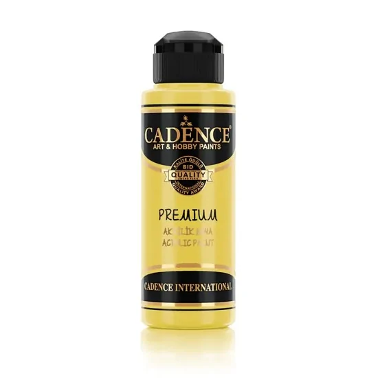 Cadence Akrilik Boya 0755 Limon Sarı Ahşap Boyası 120ML