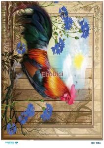 Diamond Pirinç Dekopaj Kağıdı - 1086