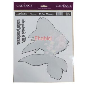 FT-70 Cadence Kumaş Transfer 25x35cm Çiçekli Hayvan Figürleri Serisi