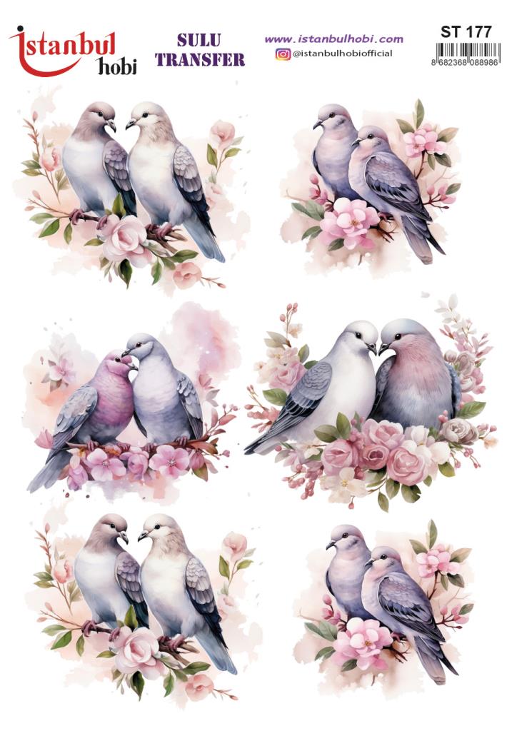 Sulu Transfer Kağıdı 25x35cm ST-177