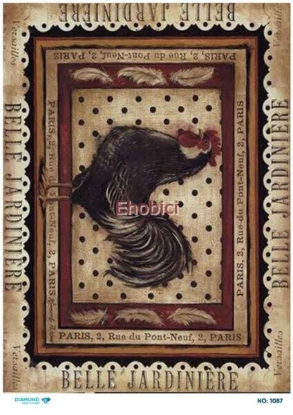 Diamond Pirinç Dekopaj Kağıdı - 1087