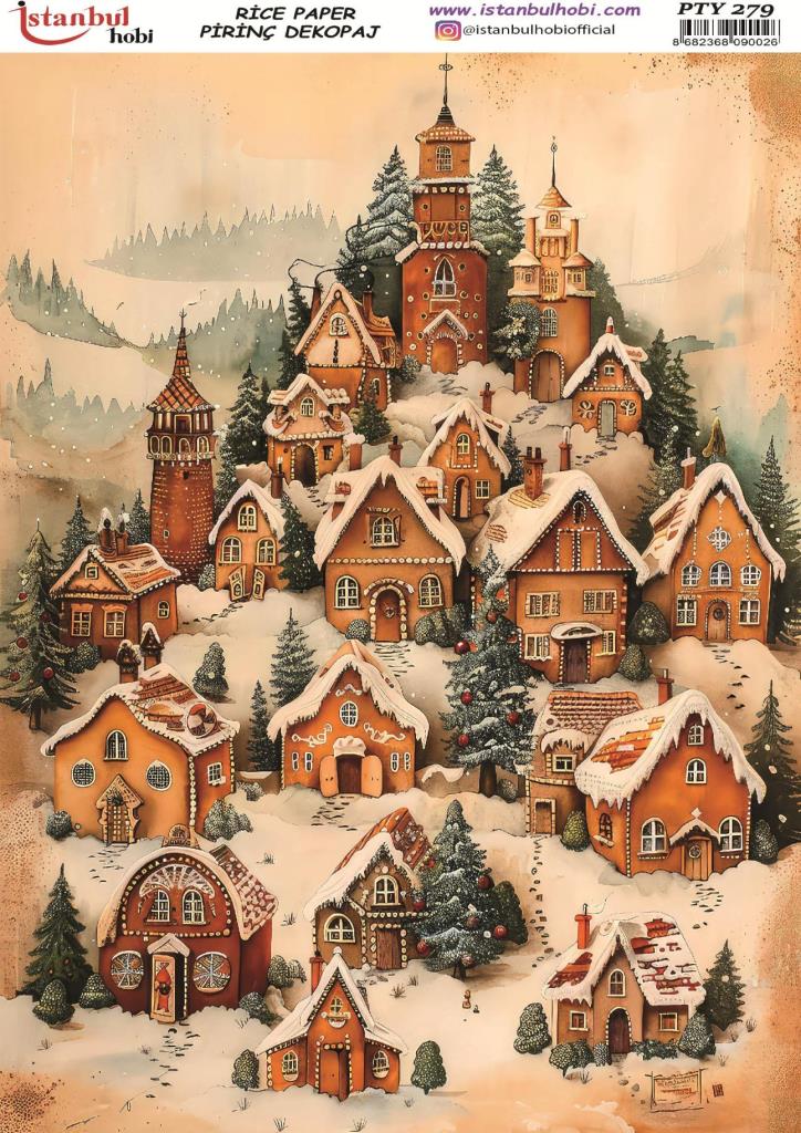 Pirinç Dekopaj Kağıdı 30x42cm PTY-279