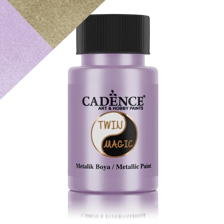 Cadence Twin Magic Metalik Boya TM-18 Altın-Mor
