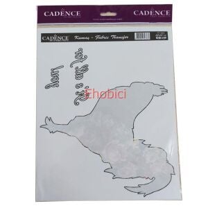 FT-65 Cadence Kumaş Transfer 25x35cm Çiçekli Hayvan Figürleri Serisi