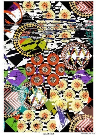 Lineart Pirinç Dekopaj Kağıdı Model - 2799