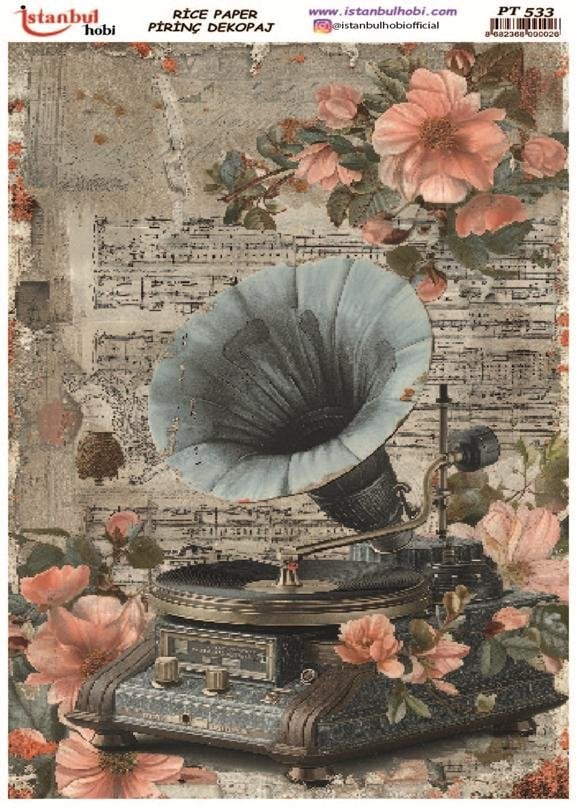 Pirinç Dekopaj Kağıdı 30x42cm PT-533