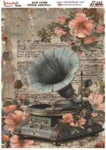 Pirinç Dekopaj Kağıdı 30x42cm PT-533