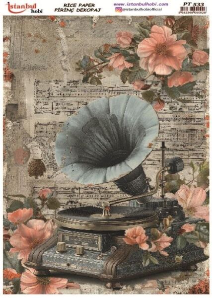 Pirinç Dekopaj Kağıdı 30x42cm PT-533