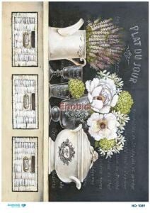 Diamond Pirinç Dekopaj Kağıdı - 1089