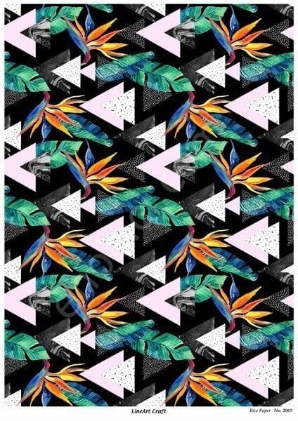 Lineart Pirinç Dekopaj Kağıdı Model - 2065