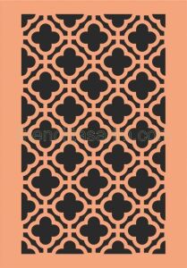 Ardışık Desen Stencil Şablon (21x30) R-018