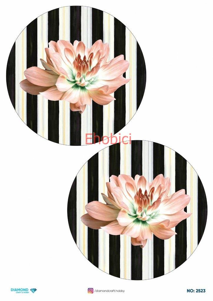 Diamond Pirinç Dekopaj Kağıdı - 2523