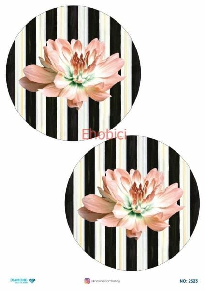 Diamond Pirinç Dekopaj Kağıdı - 2523