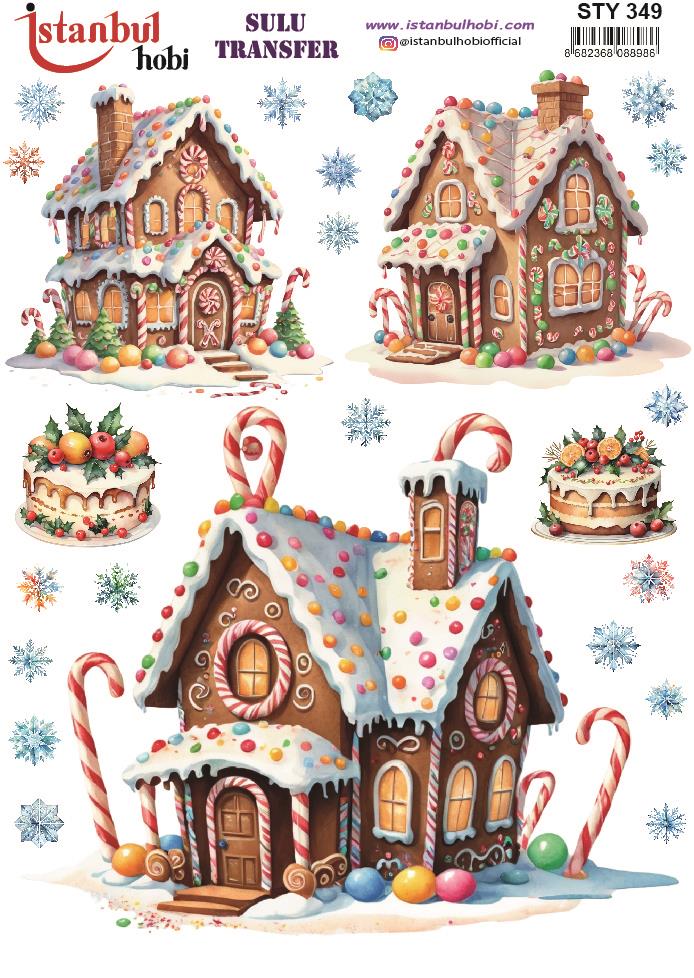 Yılbaşı Sulu Transfer 25x35cm STY349