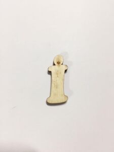 2,5cm Ahşap Harf ve Rakamlar - İ