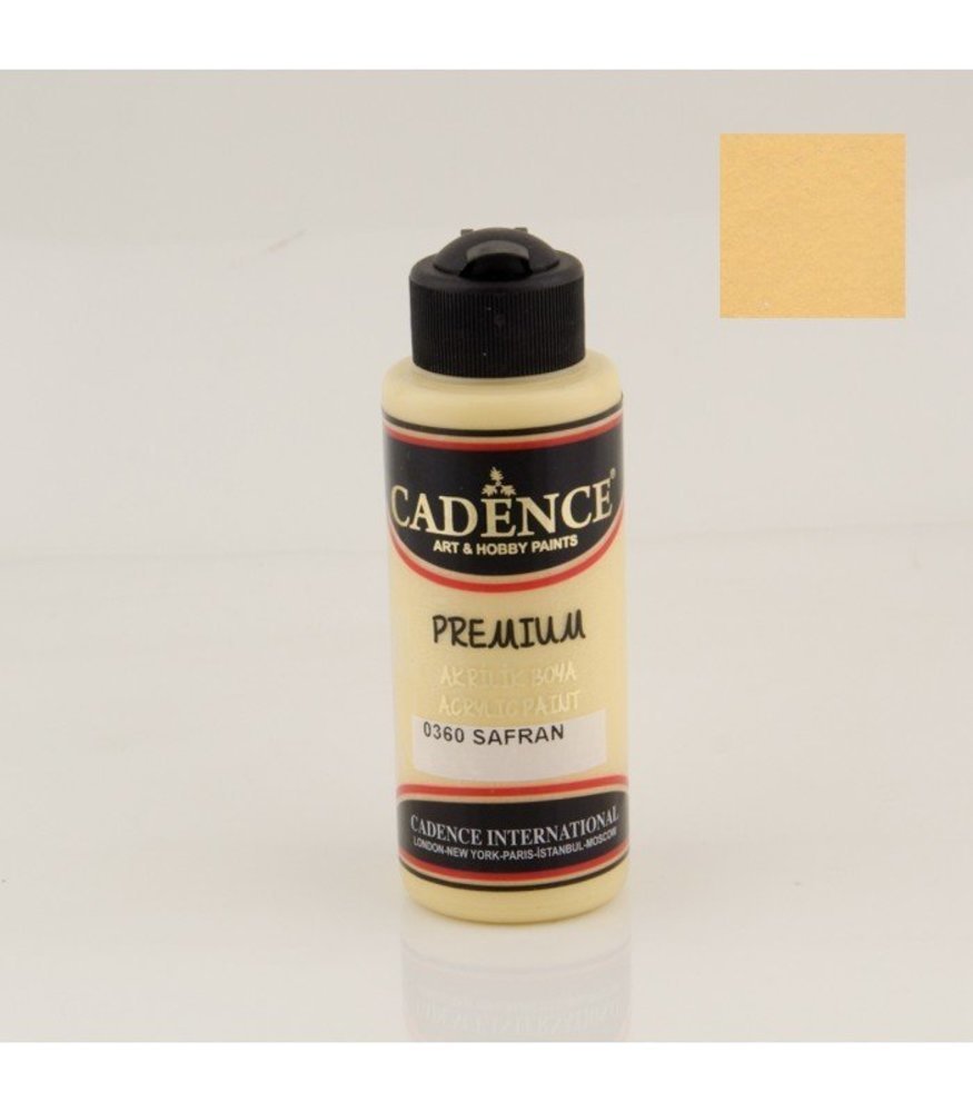 Cadence Akrilik Boya 0360 Safran Ahşap Boyası 120ML