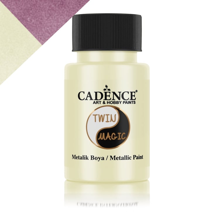 Cadence Twin Magic Metalik Boya TM-03 Sarı-Kırmızı