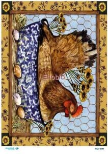 Diamond Pirinç Dekopaj Kağıdı - 1091