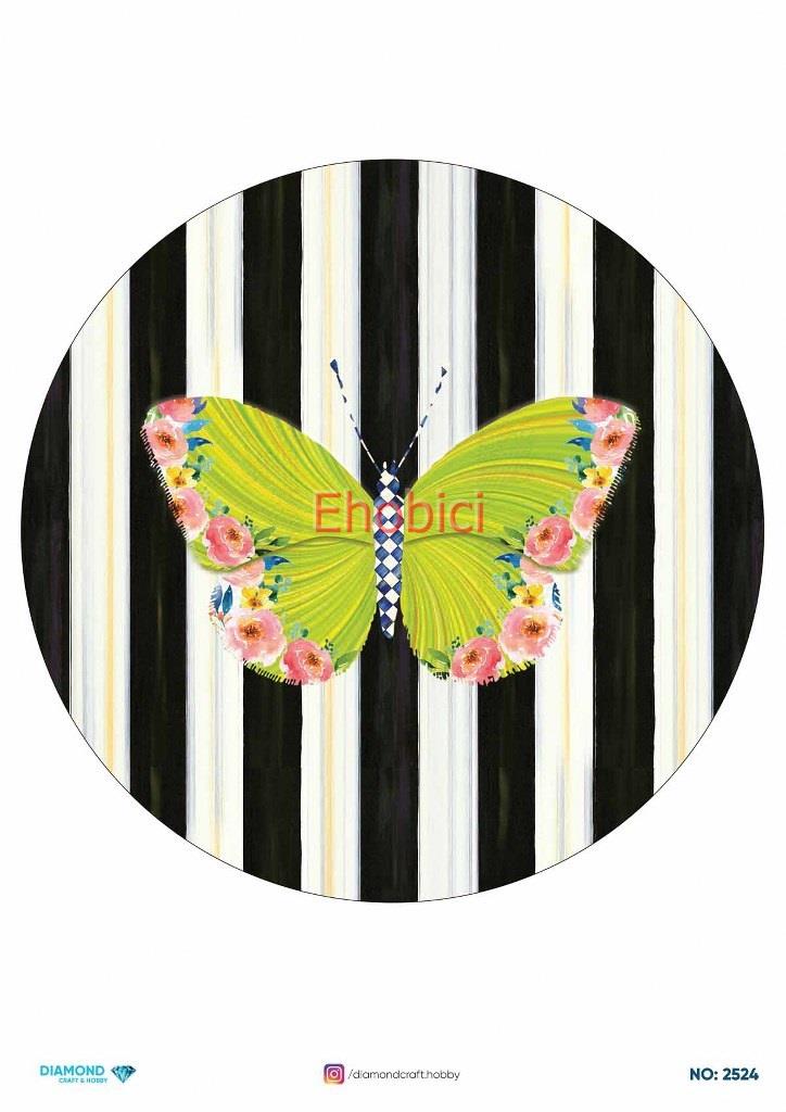 Diamond Pirinç Dekopaj Kağıdı - 2524