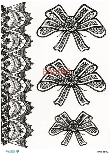 Diamond Pirinç Dekopaj Kağıdı - 2951