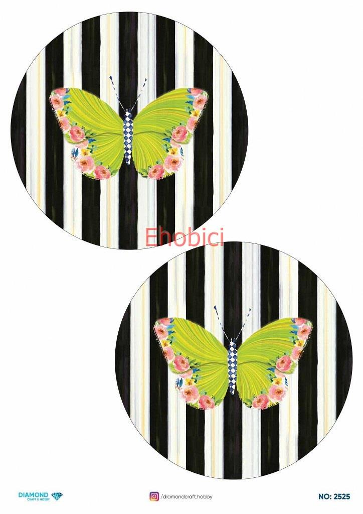 Diamond Pirinç Dekopaj Kağıdı - 2525