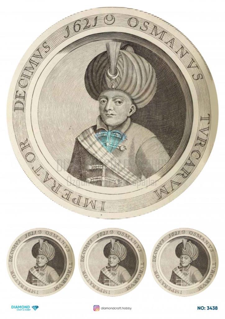 Diamond Pirinç Dekopaj Kağıdı - 3438