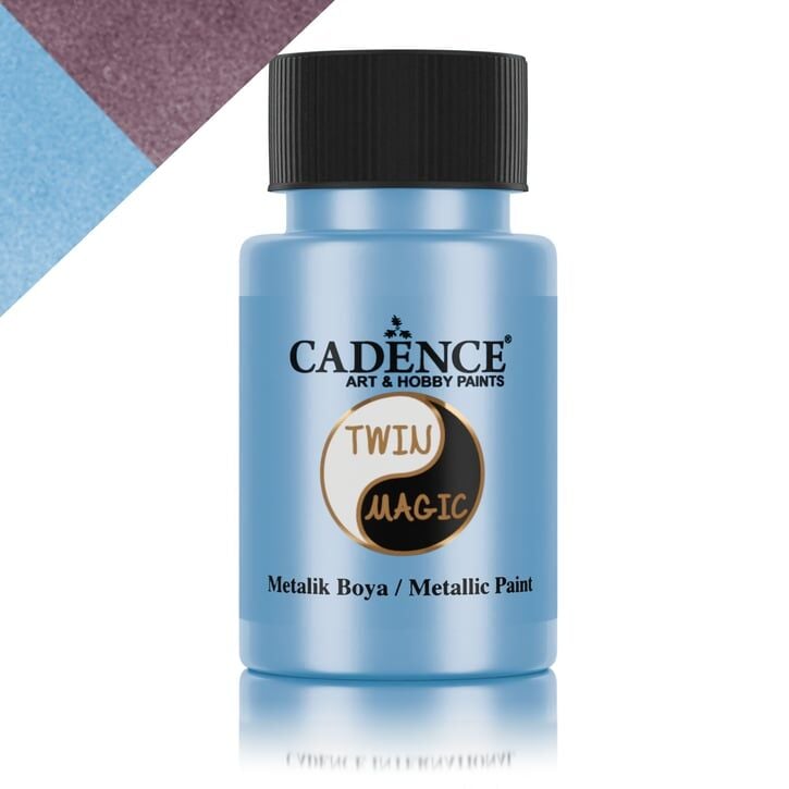 Cadence Twin Magic Metalik Boya TM-08 Turuncu-Mavi