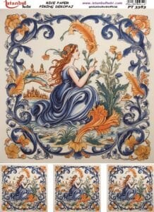 Pirinç Dekopaj Kağıdı 30x42cm PT-3383
