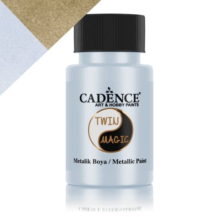 Cadence Twin Magic Metalik Boya TM-19 Altın-Aqua