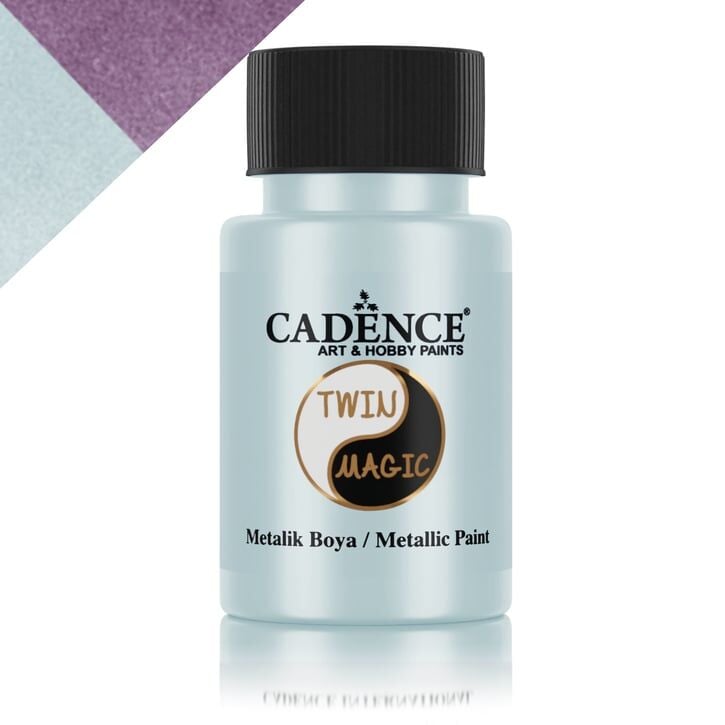 Cadence Twin Magic Metalik Boya TM-02 Mavi-Kırmızı