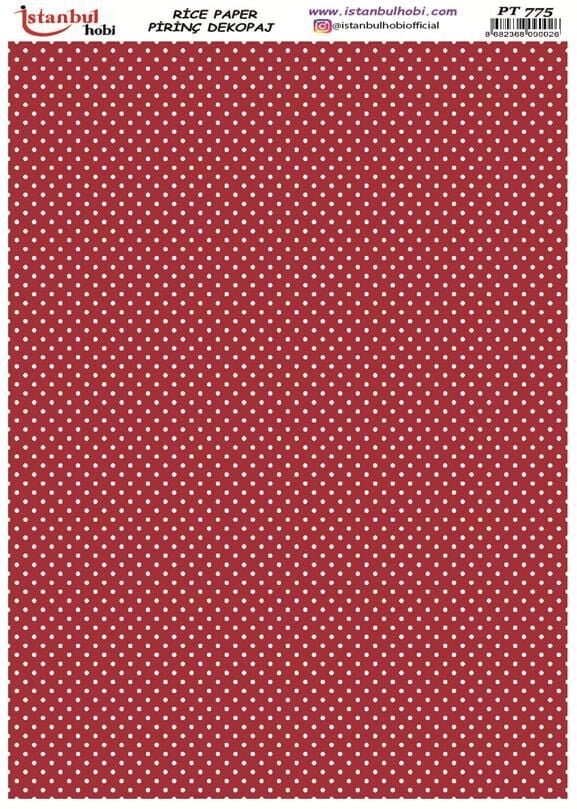 Pirinç Dekopaj Kağıdı 30x42cm PT-775