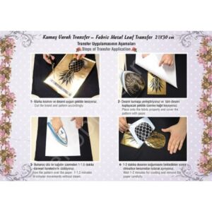 VT-12  Cadence Kumaş Varak Transfer 21x30cm