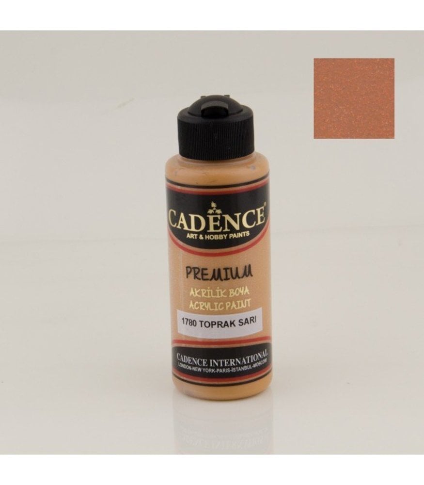 Cadence Akrilik Boya 1780 Toprak Sarı Ahşap Boyası 120ML