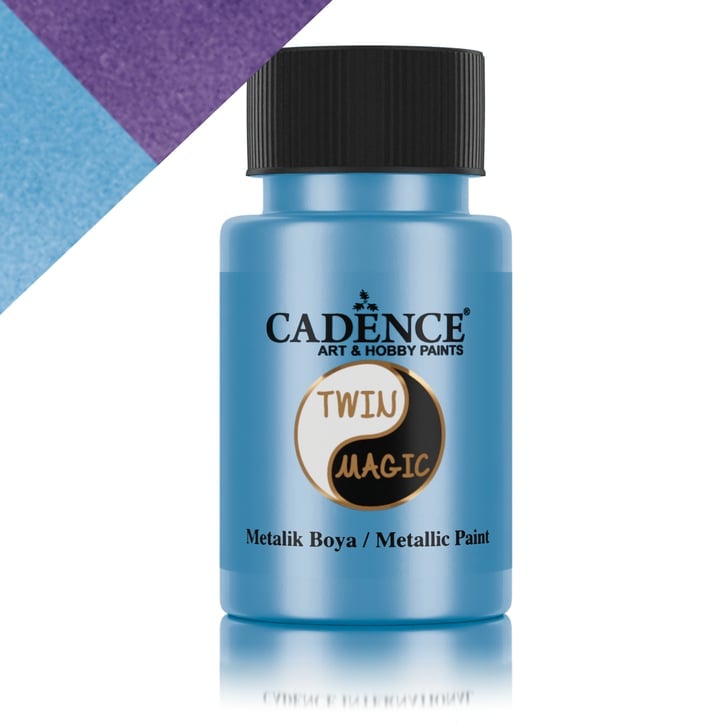 Cadence Twin Magic Metalik Boya TM-13 Mor-Mavi
