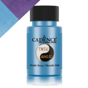 Cadence Twin Magic Metalik Boya TM-13 Mor-Mavi