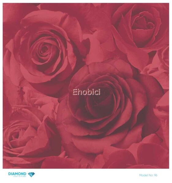 Diamond Pirinç Dekopaj Kağıdı - 096 - 30x30