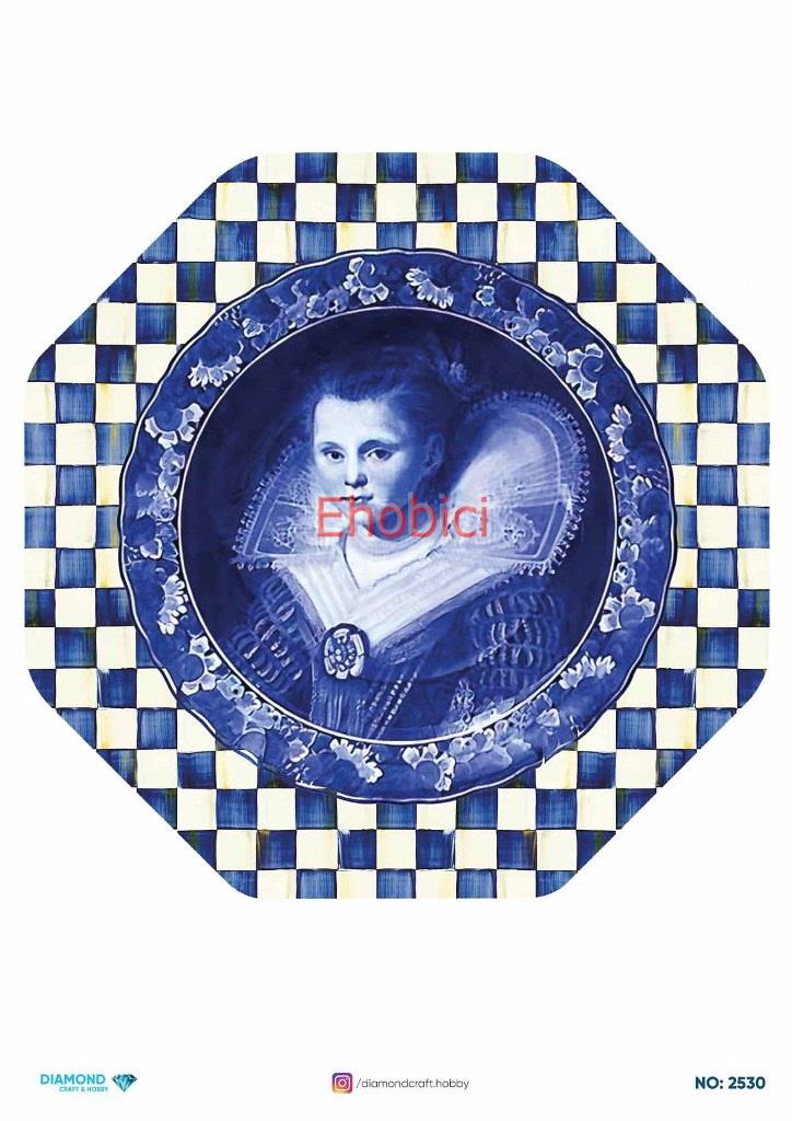 Diamond Pirinç Dekopaj Kağıdı - 2530