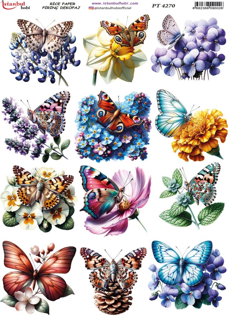 Pirinç Dekopaj Kağıdı 30x42cm PT-4270