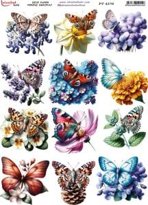 Pirinç Dekopaj Kağıdı 30x42cm PT-4270