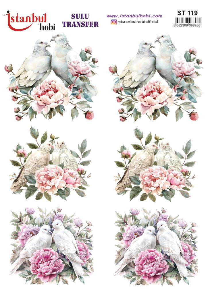 Sulu Transfer Kağıdı 25x35cm ST-119