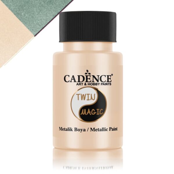 Cadence Twin Magic Metalik Boya TM-04 Yeşil-Şeftali