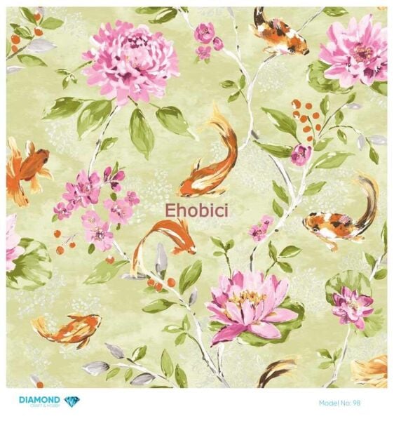 Diamond Pirinç Dekopaj Kağıdı - 098 - 30x30