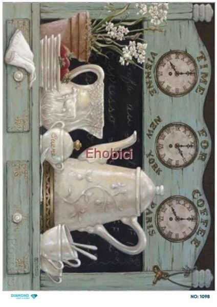 Diamond Pirinç Dekopaj Kağıdı - 1098