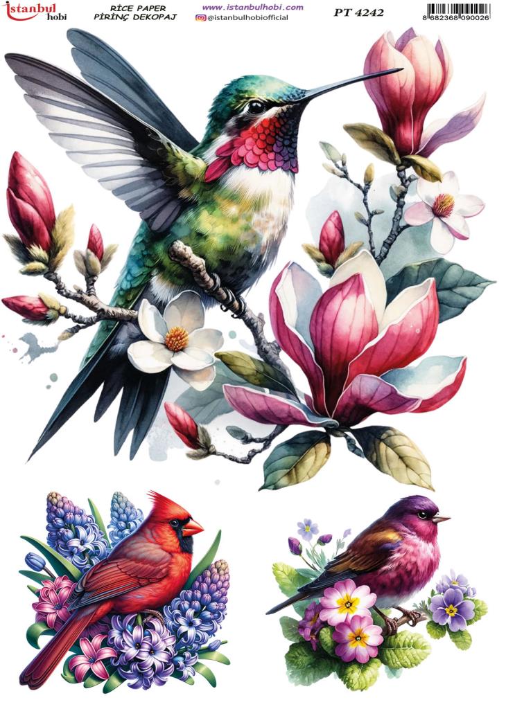 Pirinç Dekopaj Kağıdı 30x42cm PT-4242