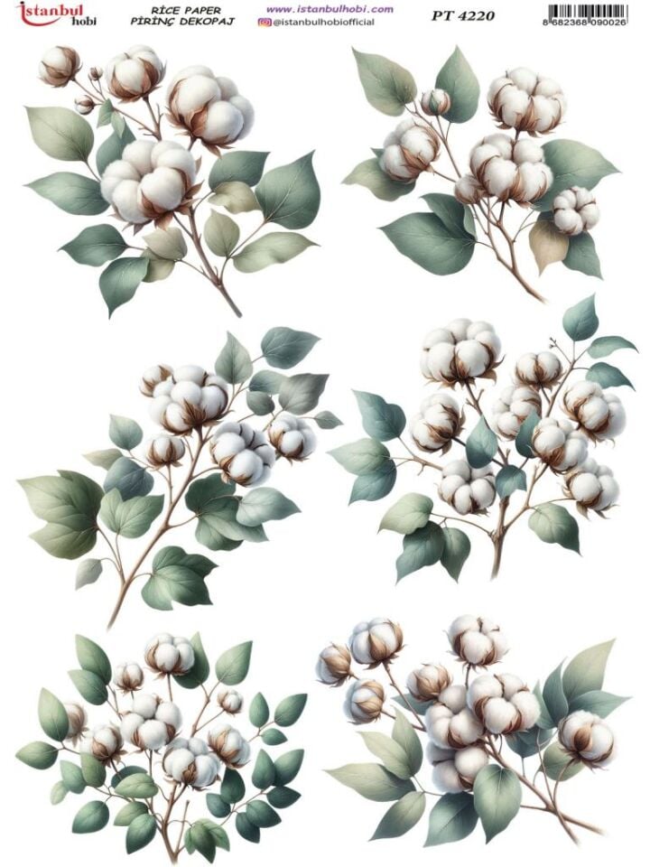 Pirinç Dekopaj Kağıdı 30x42cm PT-4220